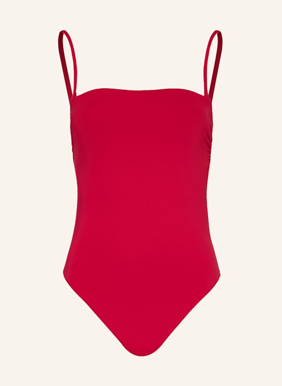 Calvin Klein Bandeau swimsuit RED