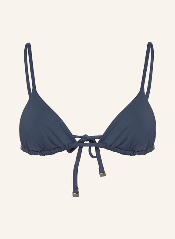 Calvin Klein Triangle bikini top DARK BLUE