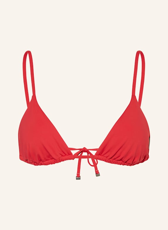 Calvin Klein Triangle bikini top RED
