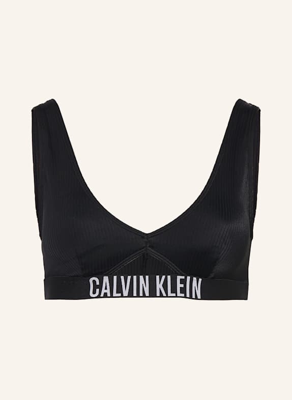 Calvin Klein Bralette horní díl bikin INTENSE POWER ČERNÁ