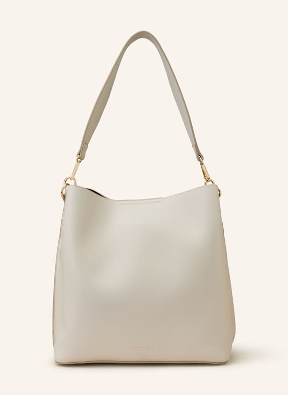 SEIDENFELT Hobo-Bag LILLA CREME