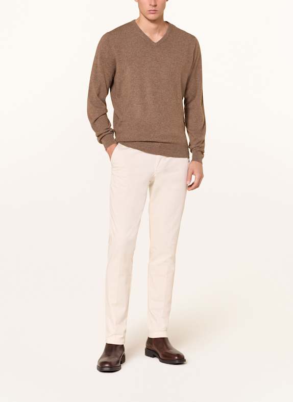 STROKESMAN'S Cashmere-Pullover TAUPE