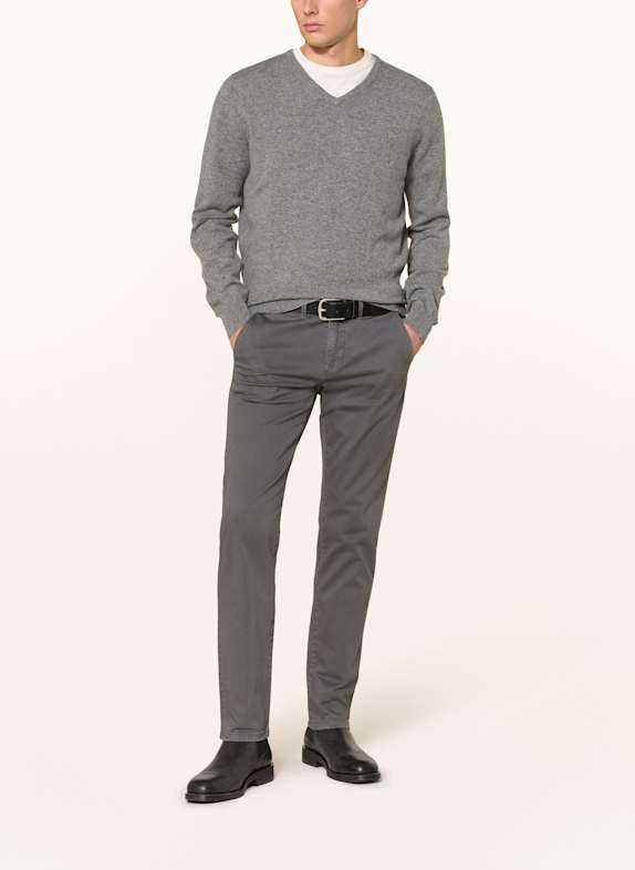 STROKESMAN'S Cashmere-Pullover GRAU