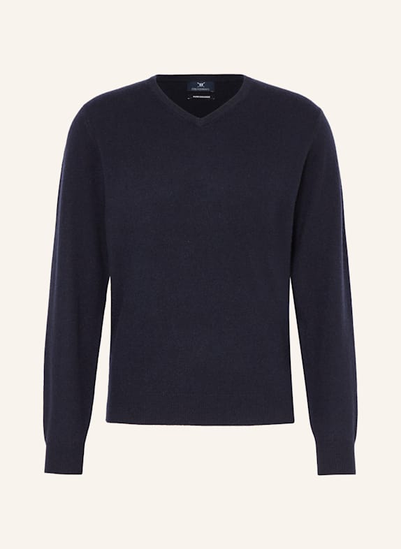 STROKESMAN'S Cashmere-Pullover DUNKELBLAU
