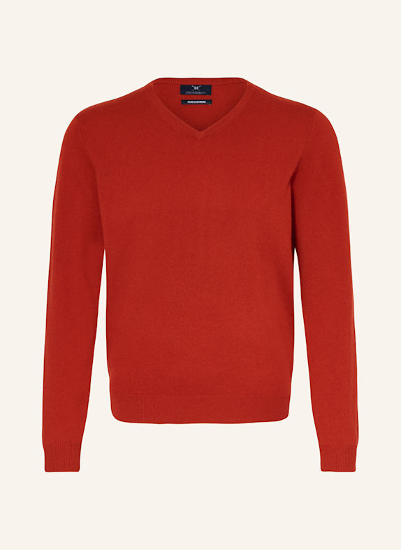 STROKESMAN'S Cashmere-Pullover ROT