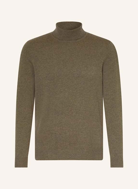 STROKESMAN'S Rollkragenpullover aus Cashmere OLIV