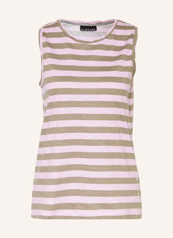 ELBSAND Top MEEVIS ROSA/ TAUPE