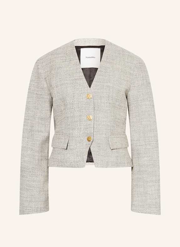 Nanushka Blazer KIYO SCHWARZ/ WEISS