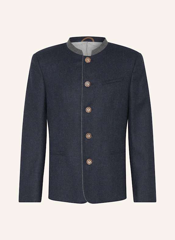 Johann & Johanna Veste en laine mérinos BLEU FONCÉ