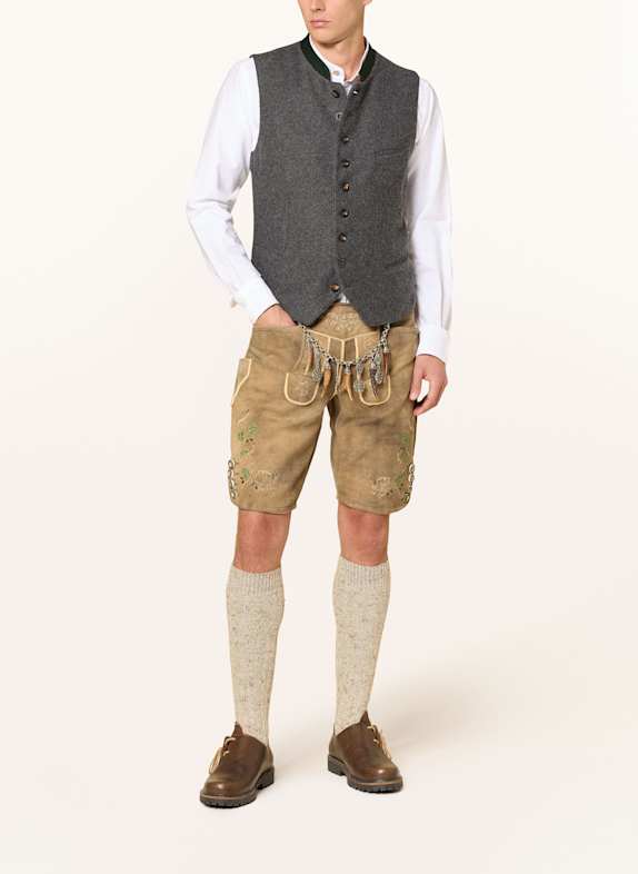 Johann & Johanna Traditionele vest DONKERGRIJS