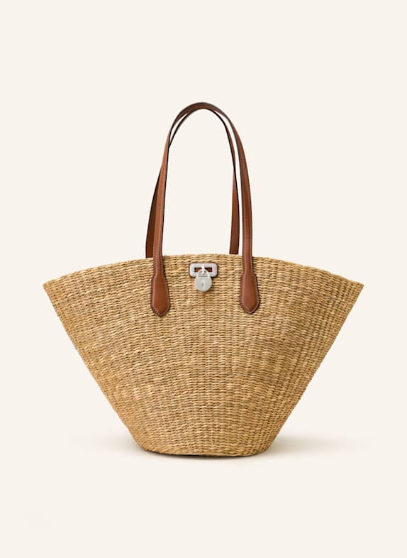 LAUREN RALPH LAUREN Shopper HELLBRAUN/ BRAUN