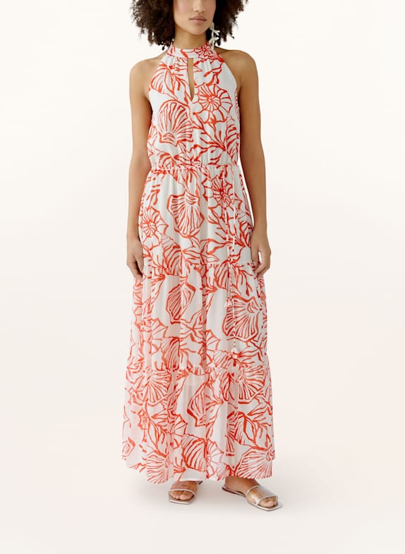 oui Kleid WEISS/ ROT