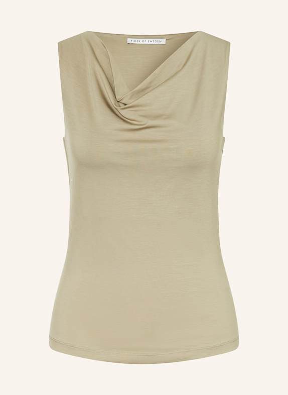 TIGER OF SWEDEN Top ELOIS KHAKI