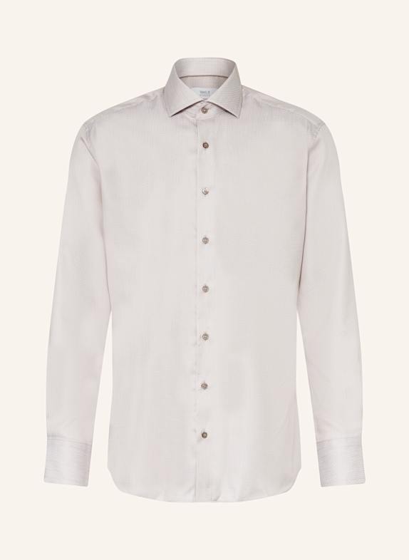 1863 by ETERNA Hemd Modern Fit BEIGE/ WEISS