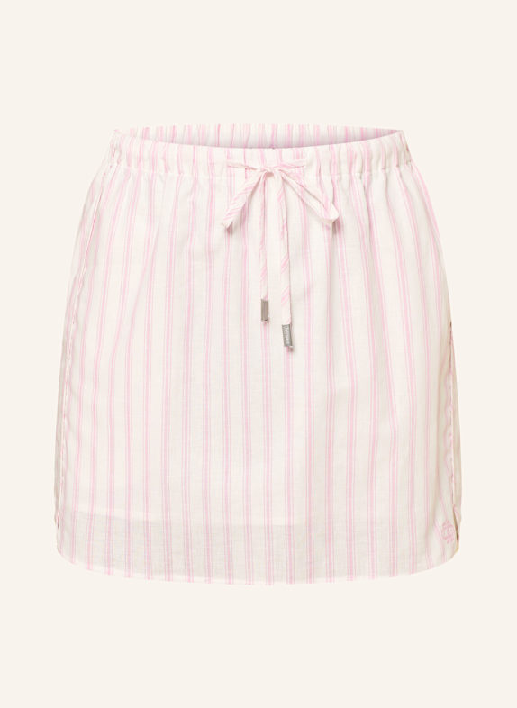 SIMKHAI Spódnica CATHERINE z lnem BIAŁY / RÓŻOWY