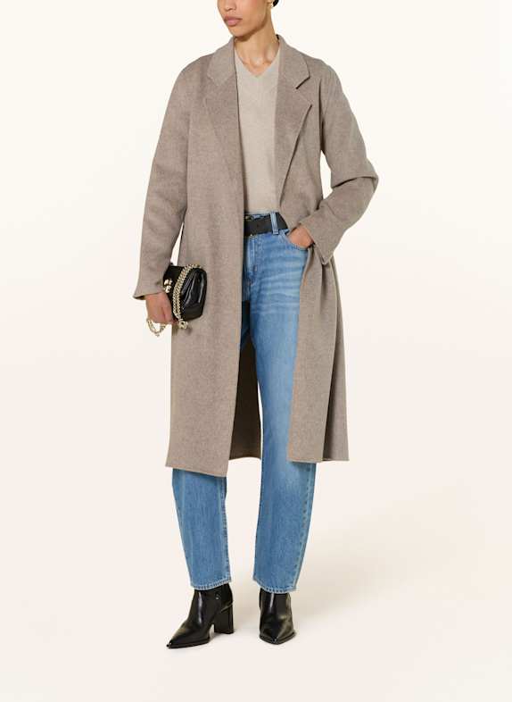 BOSS Wollmantel COTAZ TAUPE