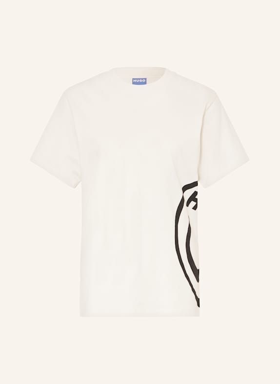 HUGO BLUE T-Shirt VINTAGE WEISS/ SCHWARZ
