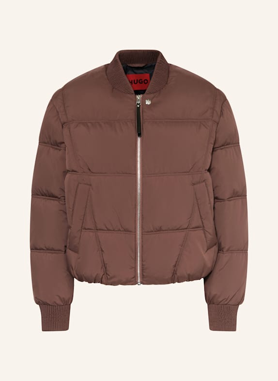 HUGO Steppjacke FEDERELLA DUNKELBRAUN