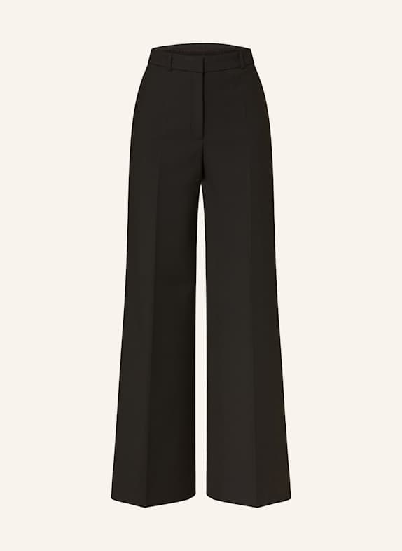 HUGO HASMINA wide leg trousers BLACK