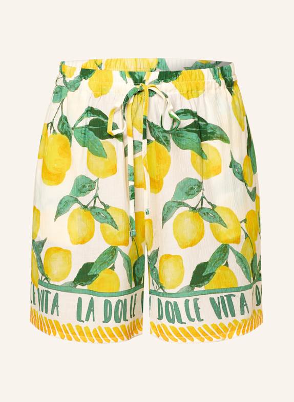 MRS & HUGS Shorts WHITE/ YELLOW/ GREEN