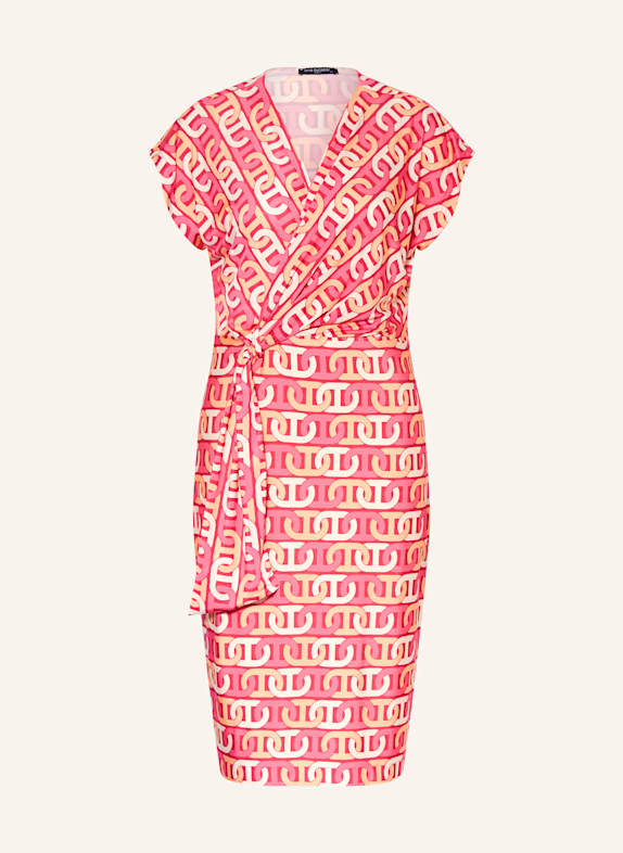 Ana Alcazar Kleid PINK/ HELLORANGE/ ECRU