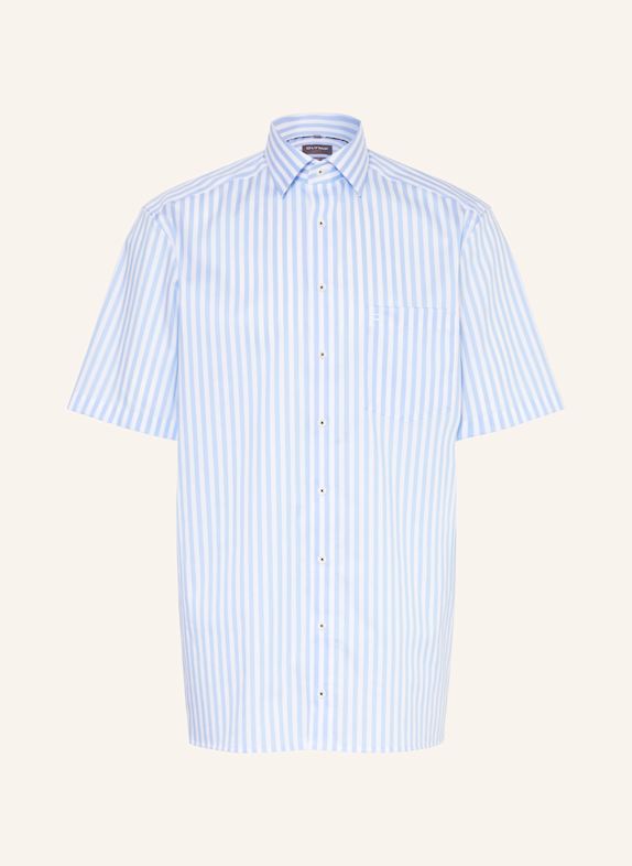 OLYMP Kurzarm-Hemd Luxor comfort fit HELLBLAU/ WEISS