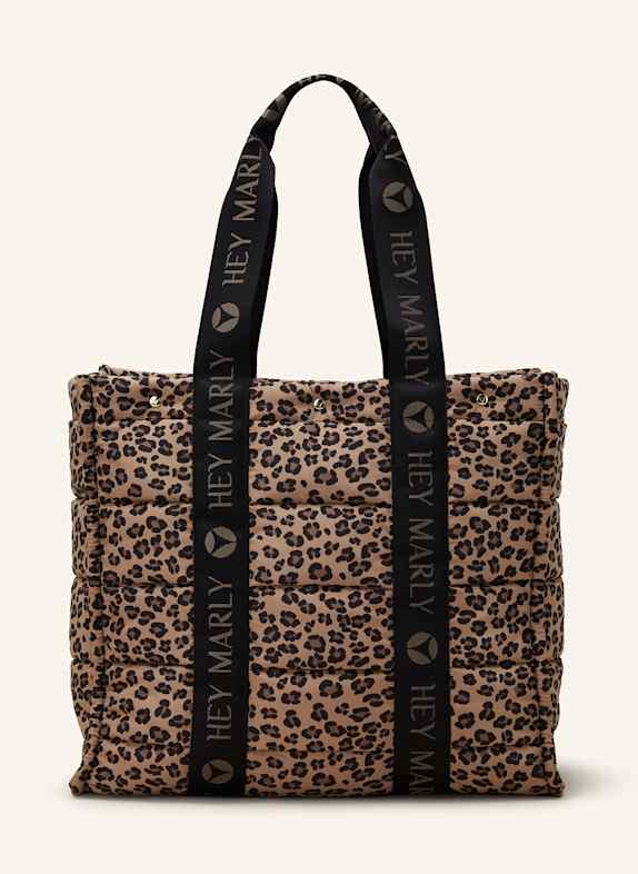 HEY MARLY Shopper BEST BUDDY BRAUN/ SCHWARZ/ GRAU