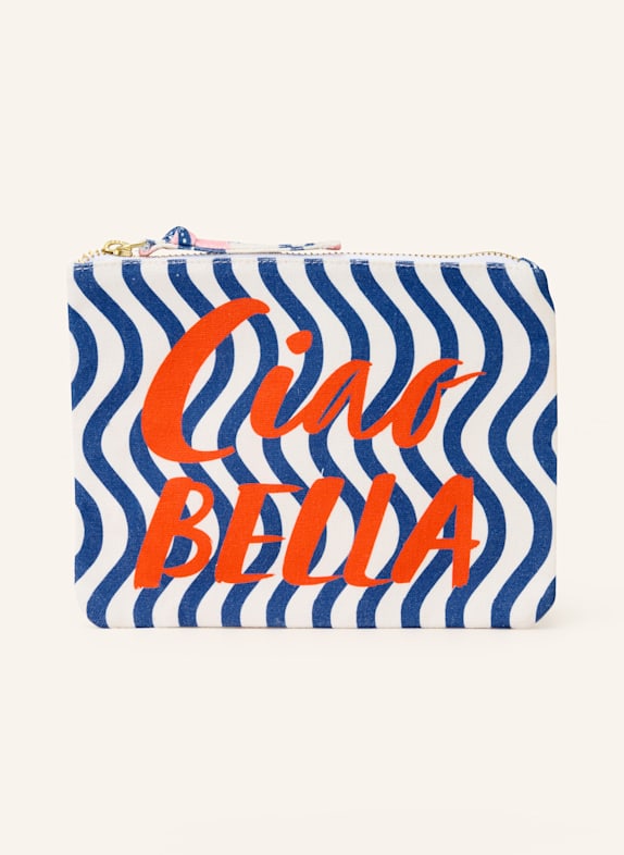 CODELLO Kosmetyczka CIAO BELLA BIAŁY/ NIEBIESKI/ CZERWONY