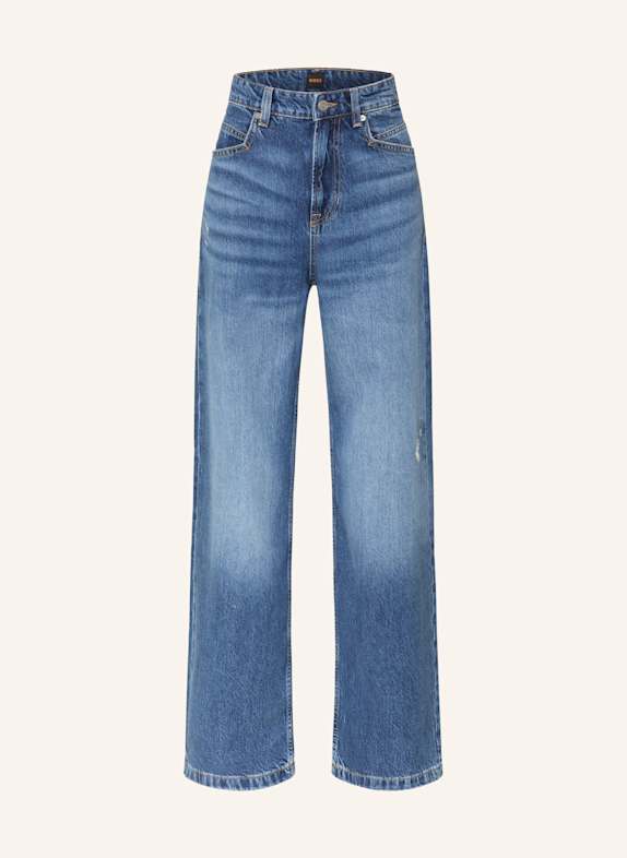 BOSS Wide Leg Jeans MARLENE 419 NAVY