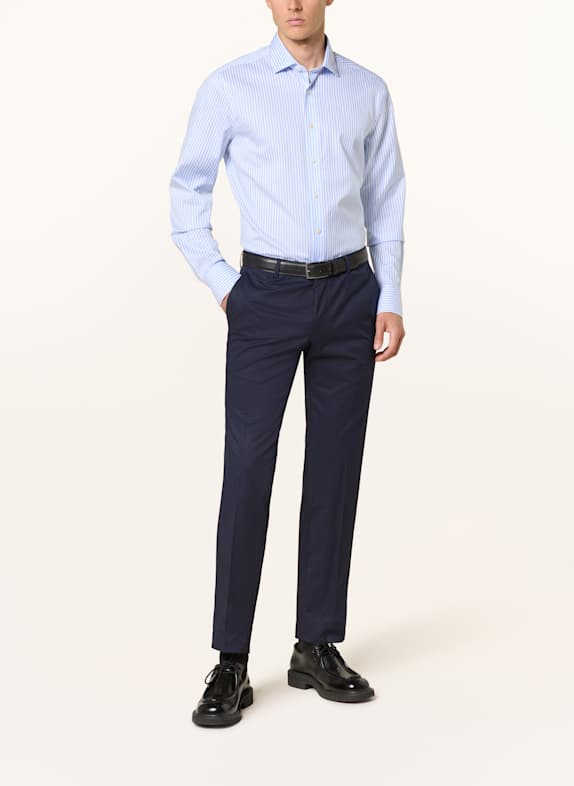 OLYMP SIGNATURE Hemd tailored fit HELLBLAU / WEISS