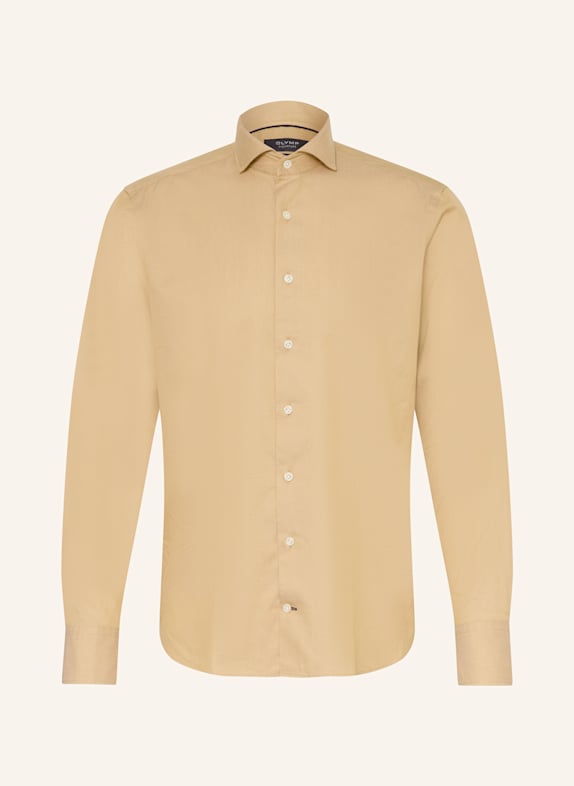 OLYMP SIGNATURE Hemd Casual tailored fit HELLBRAUN