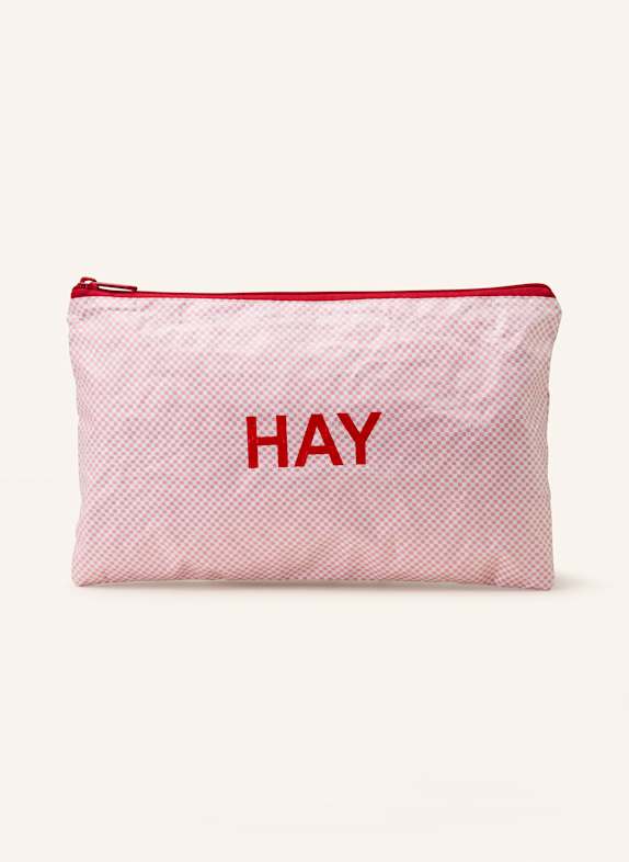 HAY Kulturtasche CANDY mit Pouch ROSA/ WEISS