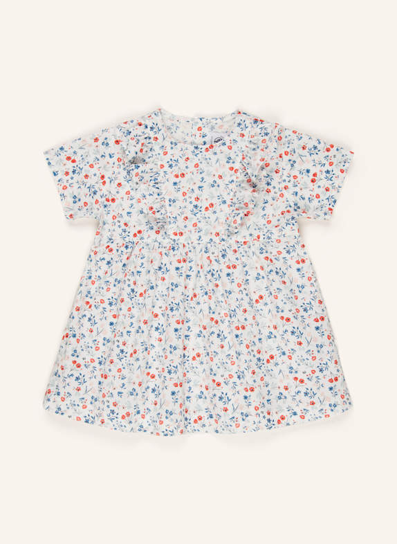 PETIT BATEAU Kleid WEISS/ BLAU/ ROT