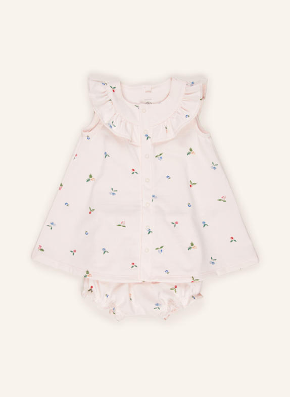 PETIT BATEAU Set: Kleid und Hose HELLROSA