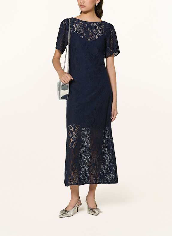 BAUM UND PFERDGARTEN Spitzenkleid ADELENE DUNKELBLAU