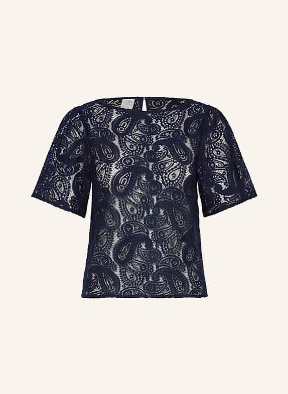 BAUM UND PFERDGARTEN T-Shirt MERA aus Spitze DUNKELBLAU