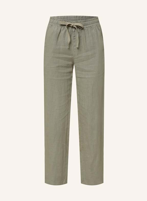 CARTOON Leinenhose mit Glitzergarn GRÜN