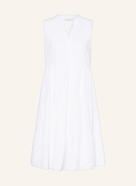 CARTOON Kleid mit Lochspitze WEISS