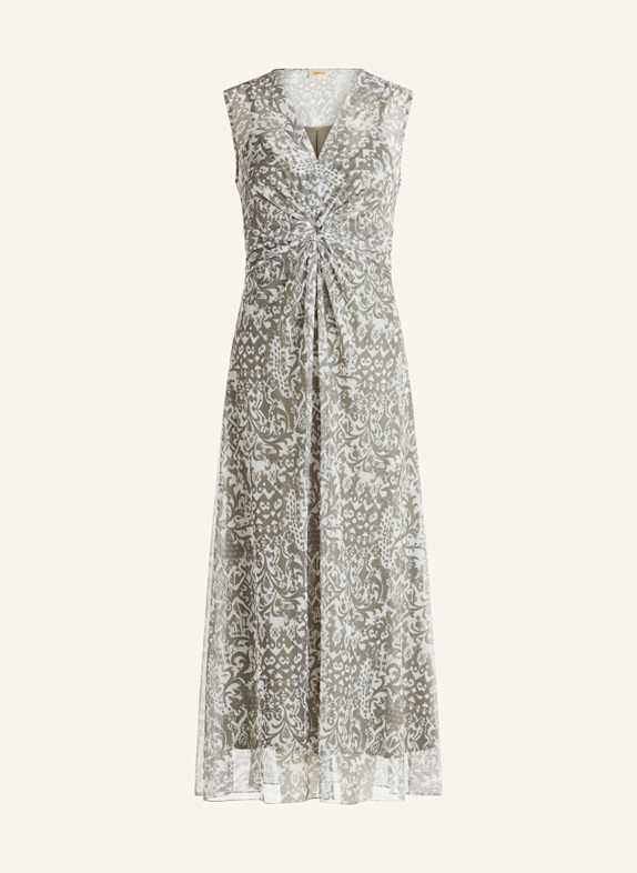 CARTOON Mesh-Kleid WEISS/ GRAU
