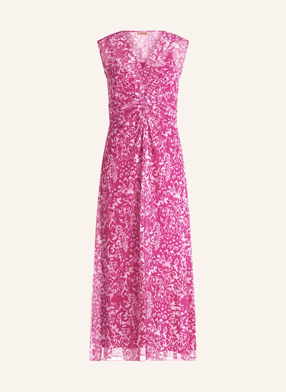 CARTOON Mesh-Kleid FUCHSIA/ WEISS