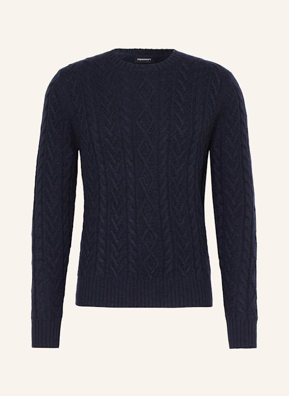 STROKESMAN'S Cashmere-Pullover DUNKELBLAU