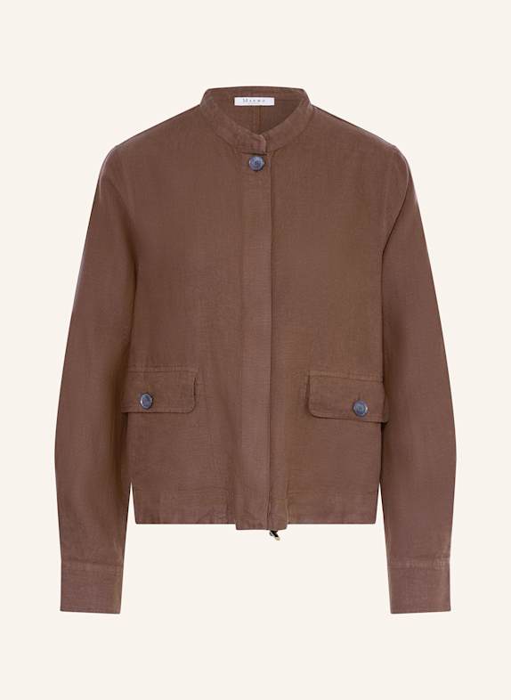 MAERZ MUENCHEN Leinenblouson DUNKELBRAUN