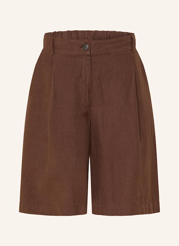 MAERZ MUENCHEN Leinenshorts BRAUN