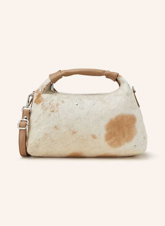NÚNOO Umhängetasche DELUXE DANDY CREME/ HELLBRAUN