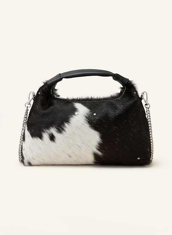 NÚNOO Umhängetasche DELUXE DANDY SCHWARZ/ WEISS