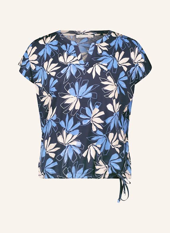 BETTY&CO Blusentop DUNKELBLAU/ HELLBLAU/ CREME