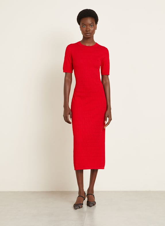 FENDI Knit dress RED