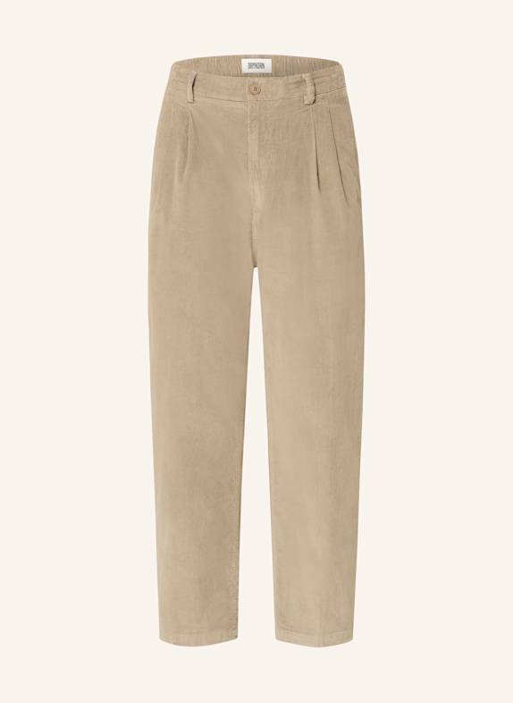 DRYKORN Cordchino KARYKO Relaxed Fit mit verkürztem Bein BRAUN