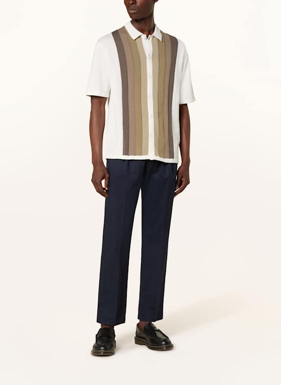 DRYKORN Gebreid shirt DANTTE Relaxed Fit ECRU / BRUIN
