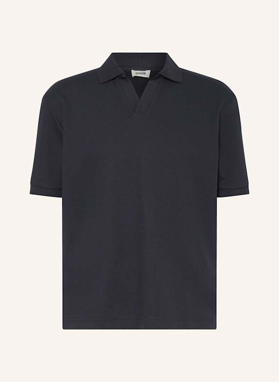 DRYKORN Piqué-Poloshirt ACAYO Relaxed Fit DUNKELBLAU